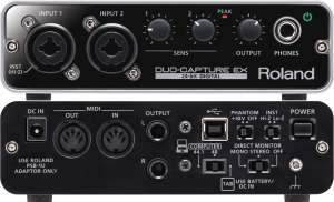 Изображение Roland UA-22 DUO-CAPTURE EX внешний аудиоинтерфейс 