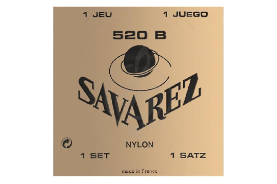 Изображение Savarez 520 B Traditional White low tension - Струныдля классической гитары