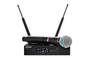 Изображение SHURE QLXD24E/B58 - радиосистема с ручным микрофоном