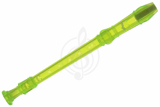 Изображение STAGG REC-BAR/TGR - флейта сопрано в мягком футляре. Цвет: полупрозрачный зеленый