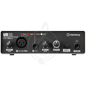 Изображение Steinberg UR12 USB Аудиоинтерфейс + CUBASEELLEM 8 