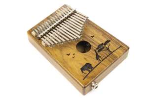 Изображение Ting HX-17D EQ- Калимба со звукоснимателем, 17 язычков