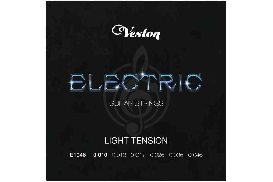 Изображение VESTON E 1046 - Комплект струн для электрогитары