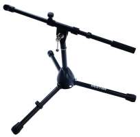 Изображение VESTON MS145 - Низкая микрофонная стойка-журавль для подзвучки бас-барабана, комбика и пр.