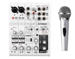 Изображение Yamaha AG06DM305 Микшерный пульт с USB-аудиоинтерфейсом+микрофон